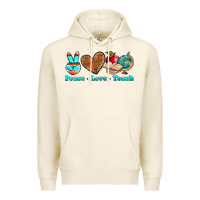Tofu peace love teach Premium Hoodie - NancyCooperArtShop