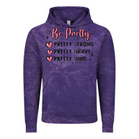 Cloud Purple be pretty strong brave kind Vintage Hoodie - MaliasSmallBusiness
