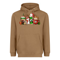 Toasted Coconut Christmas snow coffee cups Heavyweight Hoodie - Jasminsmagicworld