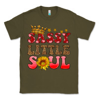 Army Green sassy little soul Classic Tee - HRA Design Shop