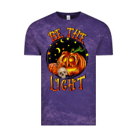 Cloud Purple Be the light Vintage Tee - RanaPortraitStore