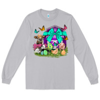 Moon Dust Easter Farm Animal Easter Day Long Sleeve Tee - Neo Western
