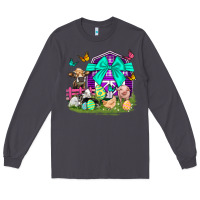 Smoke Easter Farm Animal Easter Day Long Sleeve Tee - Neo Western