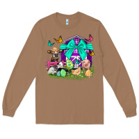 Toasted Coconut Easter Farm Animal Easter Day Long Sleeve Tee - Neo Western