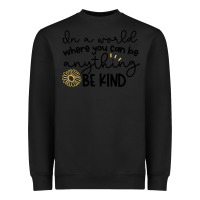 Black be kind Heavyweight Sweatshirt - Unal Design