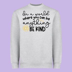 Be Kind Heavyweight Sweatshirt Designed By Unal Design