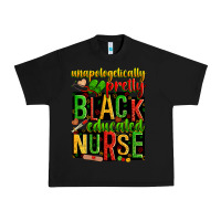 Black unapologetically pretty black and educated nurse Urban Heavy Tee - Zillion Design Studio