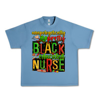 Pebble Blue unapologetically pretty black and educated nurse Urban Heavy Tee - Zillion Design Studio