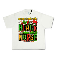 Pistachio unapologetically pretty black and educated nurse Urban Heavy Tee - Zillion Design Studio