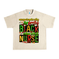 Sandshell unapologetically pretty black and educated nurse Urban Heavy Tee - Zillion Design Studio
