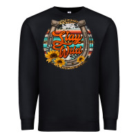 Black stay wild horseshoe Premium Sweatshirt - Jasminsmagicworld