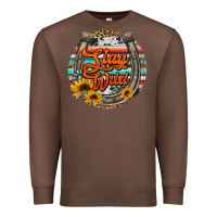 Chestnut stay wild horseshoe Premium Sweatshirt - Jasminsmagicworld