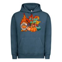 Pigment Midnight Navy it is fall yall gnome Urban Hoodie - RacoonDesign