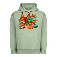 Pigment Oil Green it is fall yall gnome Urban Hoodie - RacoonDesign