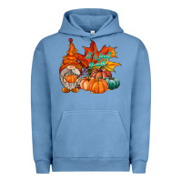 Pigment Pebble Blue it is fall yall gnome Urban Hoodie - RacoonDesign