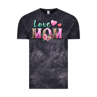 Cloud Black love mom Vintage Tee - Zillion Design Studio