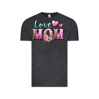 Vintage Black love mom Vintage Tee - Zillion Design Studio