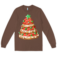 Chestnut red christmas cookie cake fa element Long Sleeve Tee - FaDigitalArtStudio