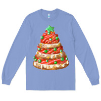 Colony Blue red christmas cookie cake fa element Long Sleeve Tee - FaDigitalArtStudio