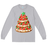Moon Dust red christmas cookie cake fa element Long Sleeve Tee - FaDigitalArtStudio