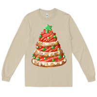 Mushroom red christmas cookie cake fa element Long Sleeve Tee - FaDigitalArtStudio