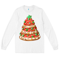 White red christmas cookie cake fa element Long Sleeve Tee - FaDigitalArtStudio