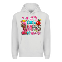 Dove Grey little miss first grade Premium Hoodie - NancyCooperArtShop