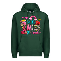 Sports Green little miss first grade Premium Hoodie - NancyCooperArtShop