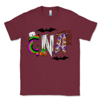 Burgundy Halloween CNA Classic Tee - CowhideDigitalArt