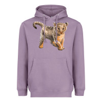 Lavender baby lion Heavyweight Hoodie - LillyAllenDesigns
