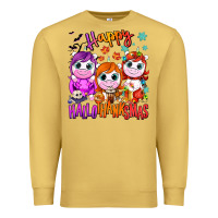 Antique Gold Happy Hallothanksmas unicorns Premium Sweatshirt - NancyCooperArtShop