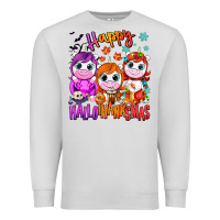 Dove Grey Happy Hallothanksmas unicorns Premium Sweatshirt - NancyCooperArtShop