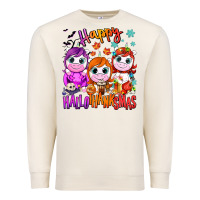 Sandshell Happy Hallothanksmas unicorns Premium Sweatshirt - NancyCooperArtShop