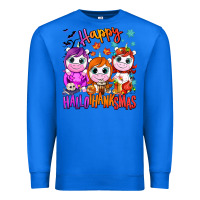 True Royal Happy Hallothanksmas unicorns Premium Sweatshirt - NancyCooperArtShop