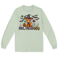 Matcha Moo I Mean Boo Long Sleeve Tee - CowhideDigitalArt