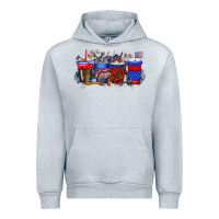 Heather Grey labor day drink Urban Hoodie - RacoonDesign