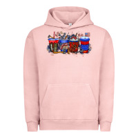 Pigment Salmon labor day drink Urban Hoodie - RacoonDesign
