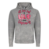 Cloud Rock all you need is love and cupcakes valentines day Vintage Hoodie - MaliasSmallBusiness