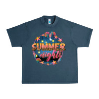 Midnight Navy summer nights Urban Heavy Tee - texasbilliewilder