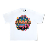 White summer nights Urban Heavy Tee - texasbilliewilder