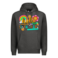 Charcoal Heather hello sixth grade Premium Hoodie - NancyCooperArtShop