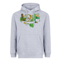 Heather Grey st. patricks day nurse love medical love Heavyweight Hoodie - BarkalooDesign