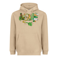 Mushroom st. patricks day nurse love medical love Heavyweight Hoodie - BarkalooDesign