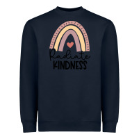 Navy kindness Heavyweight Sweatshirt - Unal Design