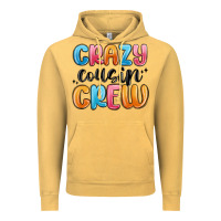 Vintage Mustard crazy cousin crew Vintage Hoodie - MaliasSmallBusiness