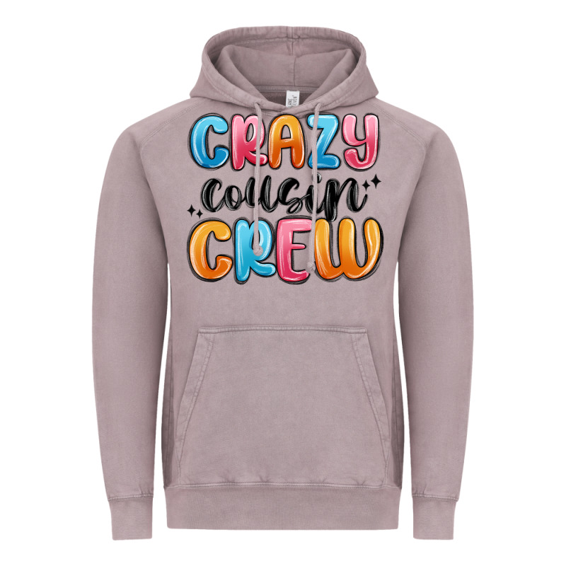 Crazy Cousin Crew Vintage Hoodie by MaliasSmallBusiness | Teevron