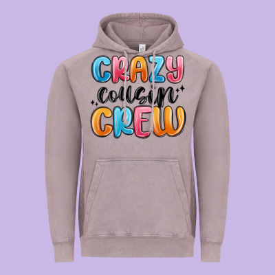 Vintage Hoodie crazy cousin crew