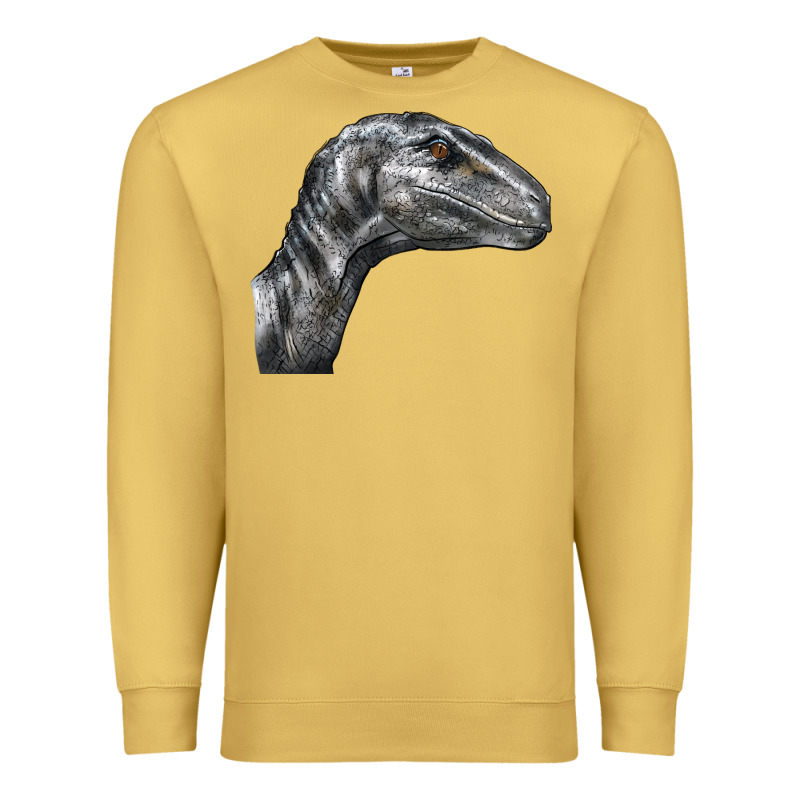 Velociraptor Face Premium Sweatshirt by LillyAllenDesigns | Teevron