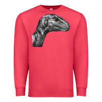 Cardinal Velociraptor Face Premium Sweatshirt - LillyAllenDesigns