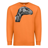 Carrot Velociraptor Face Premium Sweatshirt - LillyAllenDesigns